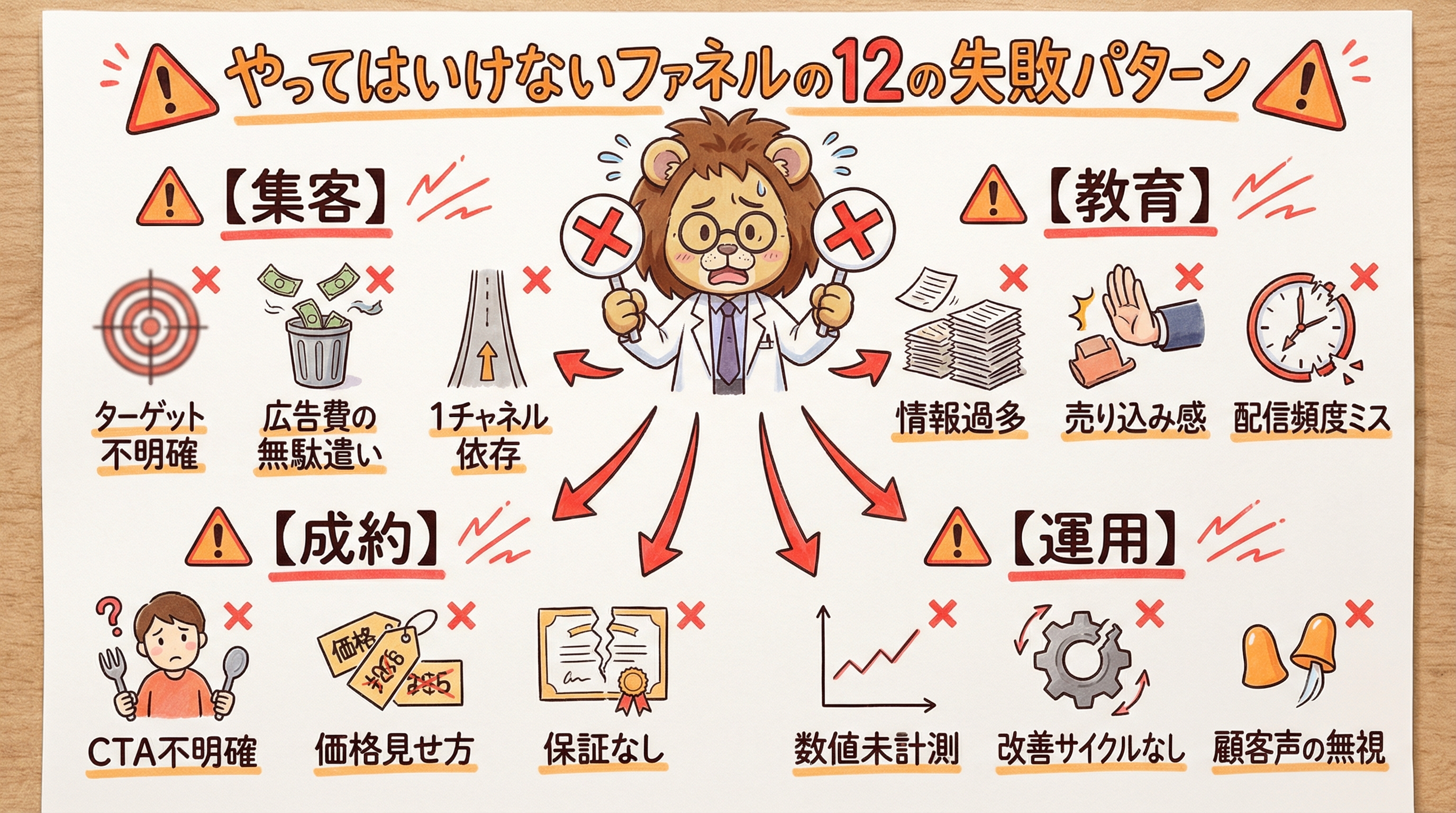 12の失敗パターン