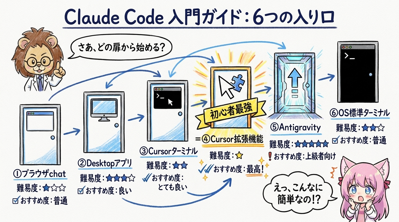 6つの入り口