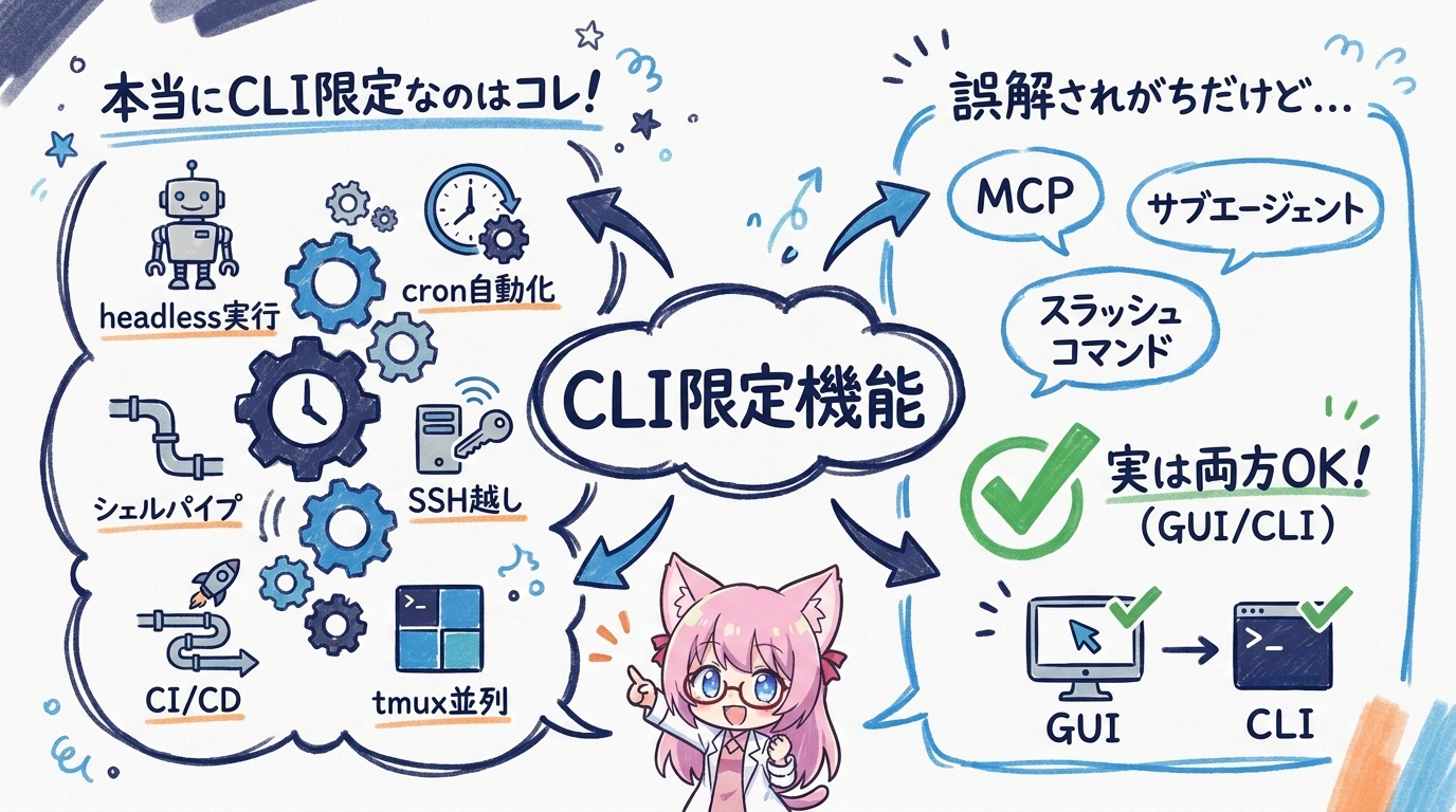 CLI限定機能