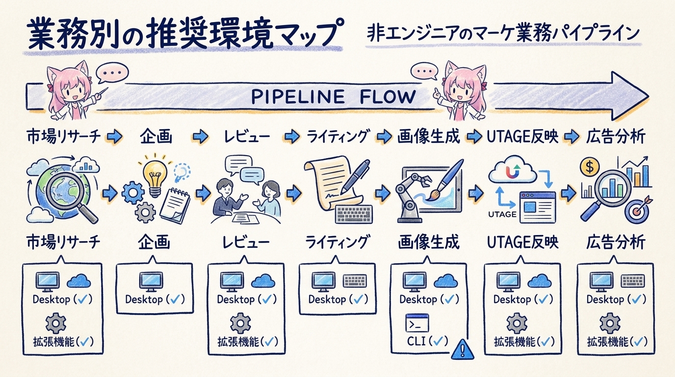 業務別の推奨環境