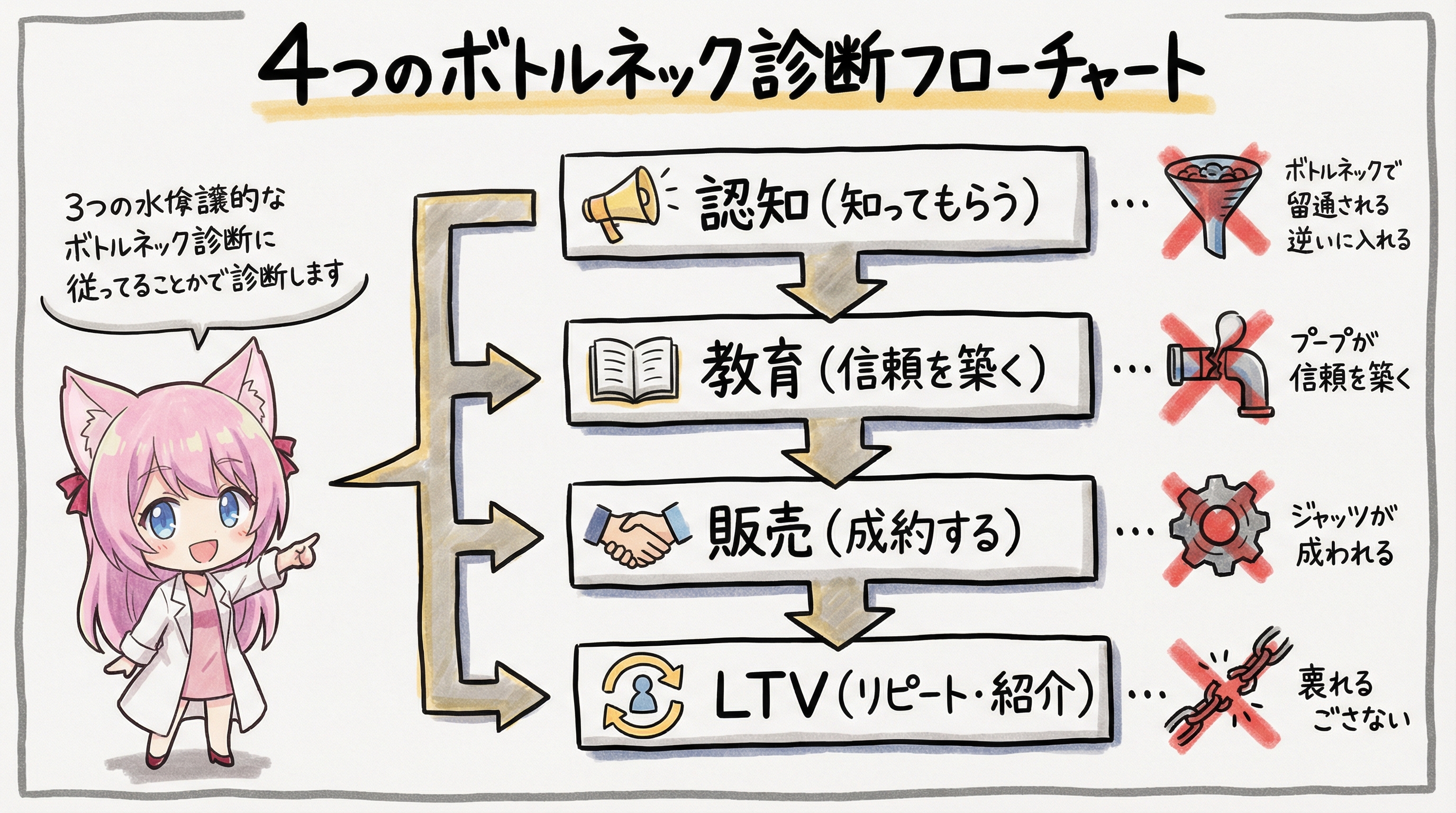 4つのボトルネック診断フロー